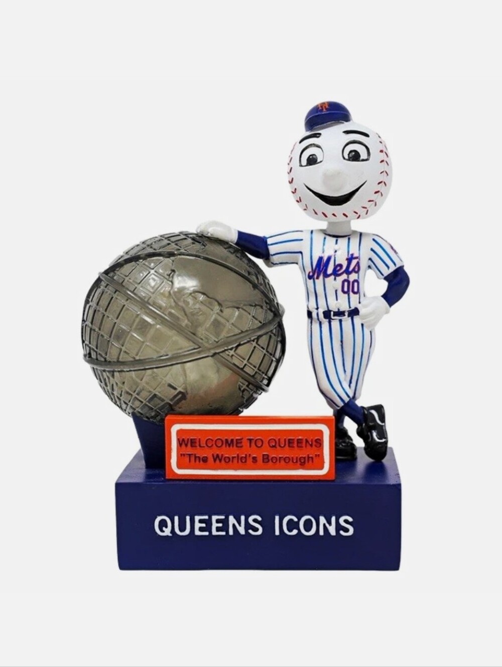 Mets Mascot Queens Icons Blue & White Figurine